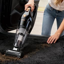 Draadloze Handstofzuiger Zwart – Krachtige Auto & Huis Mini Stofzuiger met USB Opladen en Hoge Zuigkracht — thumbnail 4