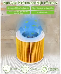 Set van twee filters Geschikt voor Kärcher stofzuigers WD3 Premium, WD2, WD3P, MV2 en MV3 – Vervangingsfilter WD3 – 6 414-552 0 — thumbnail 4