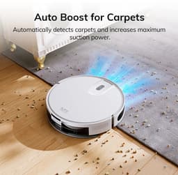 ILIF, Robotstofzuiger V20 met 5000 Pa Zuigkracht en LiDAR Navigatie – Slimme Draadloze Stofzuiger met App en Automatisch Opladen — thumbnail 3