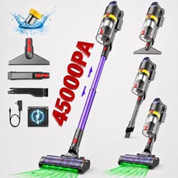 Draadloze Steelstofzuiger 45000Pa - 60 Min Batterij - Anti-klit - Muvano — thumbnail 1