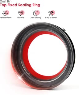 Vervangende afdichtingsring voor de stofbak van de Dyson V12 SV18 SV20 Detect Slim/Digital Slim stofzuiger. — thumbnail 4