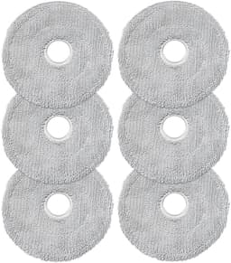 6 vervangbare mopdoeken, geschikt voor Dreame L10s, L20 Ultra, L10s Pro Ultra Heat, L10 Ultra, L10s Pro, L10 Prime, Xiaomi X10, S10, X40 Ultra robotstofzuigers, geschikt voor Dreametech X30 Ultra — thumbnail 1
