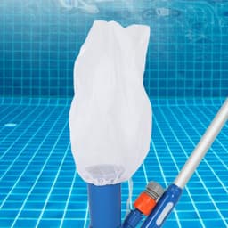 Zwembadstofzuiger Zakken - Filterzakken - Water Reinigen - Herbruikbaar Nylon - 10 Stuks - Zwart — thumbnail 4