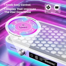 Nagelstofverzamelaar - Nagelstofzuiger - Nagels Vijlen - Sterke Zuigkracht - 80 W - Wit — thumbnail 5