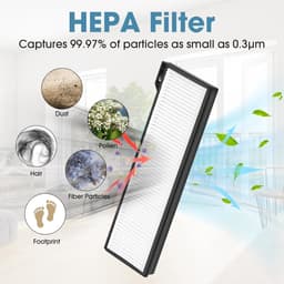 22 stuks - decoratieve accessoires - accessoireset - geschikt voor Eufy X10Pro/omni - 4 stofzakken, 4 schoonmaakdoeken, 4 zijborstels, 4 HEPA-filters, 2 hoofdborstel Borstel，2 klein penseel，schroevendraaier — thumbnail 5