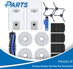 Ecovacs Deebot T50 Max Pro Omni Gen2 Onderhoudsset (Plus.Parts® alternatief voor DKT060202) — thumbnail 1