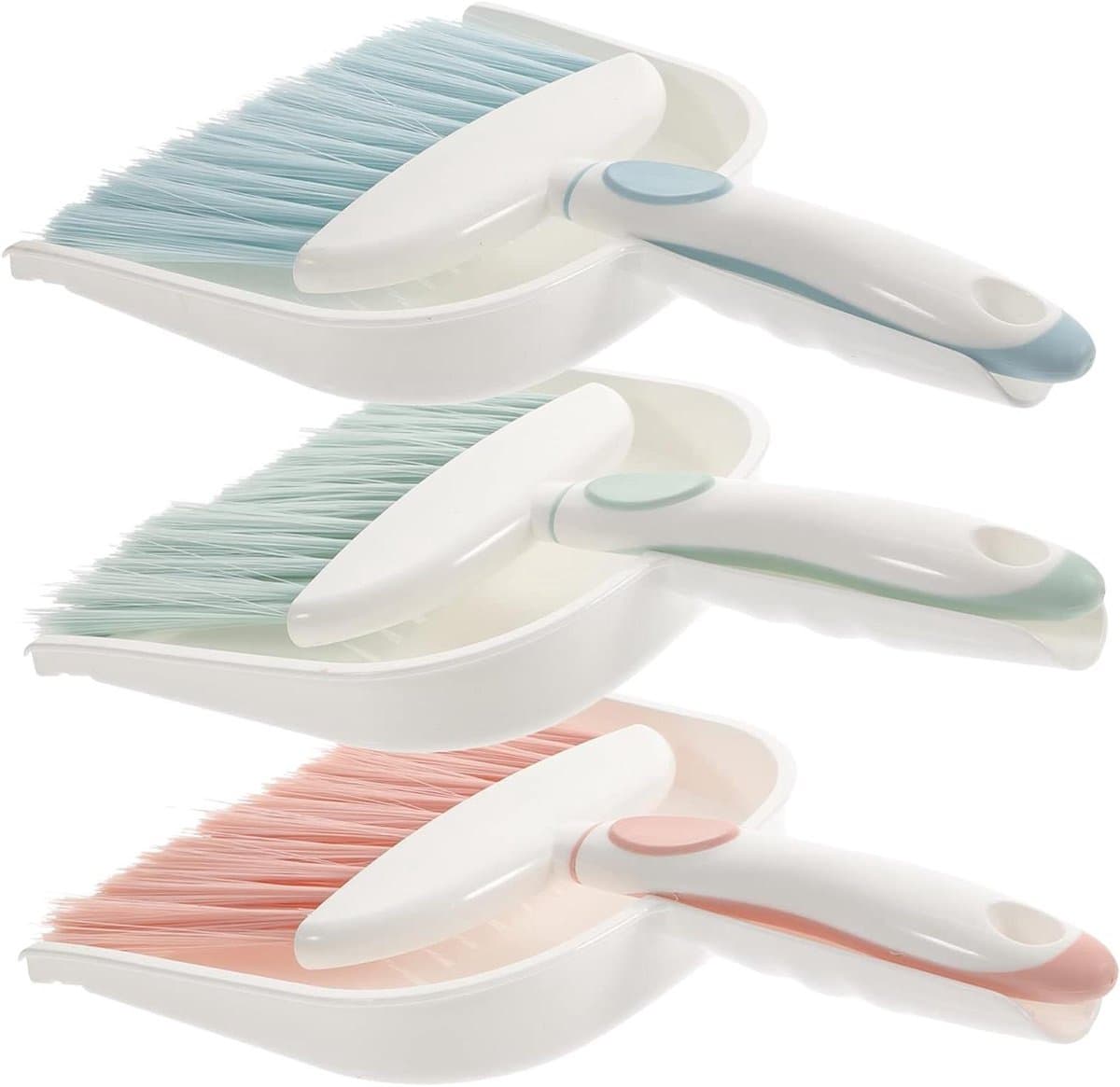 Mini Stofzuiger Kit - Stoffer en Blik Set - Bureau Schoonmaken - Ergonomisch Ontwerp - 23X17X3CM - Diverse kleuren — afbeelding 1