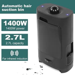 Haarstofzuiger - Automatische Stofzuiger - Kapsalon Schoonmaken - Touchless Werking - 27 Liter Bak - Wit — thumbnail 3