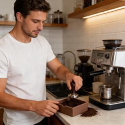 Vacuümmand Koffiedik - Afvalbak Espresso - Keuken Organiseren - Ruisonderdrukkende Technologie - 15 liter - Koffiekleurig — thumbnail 2