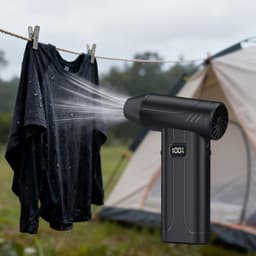 Draagbare Stofblazer - Elektrische Reiniger - Efficiënt Schoonmaken - 100.000 Omwentelingen/Min - 299 x 195 x 43 cm - Zwart — thumbnail 2