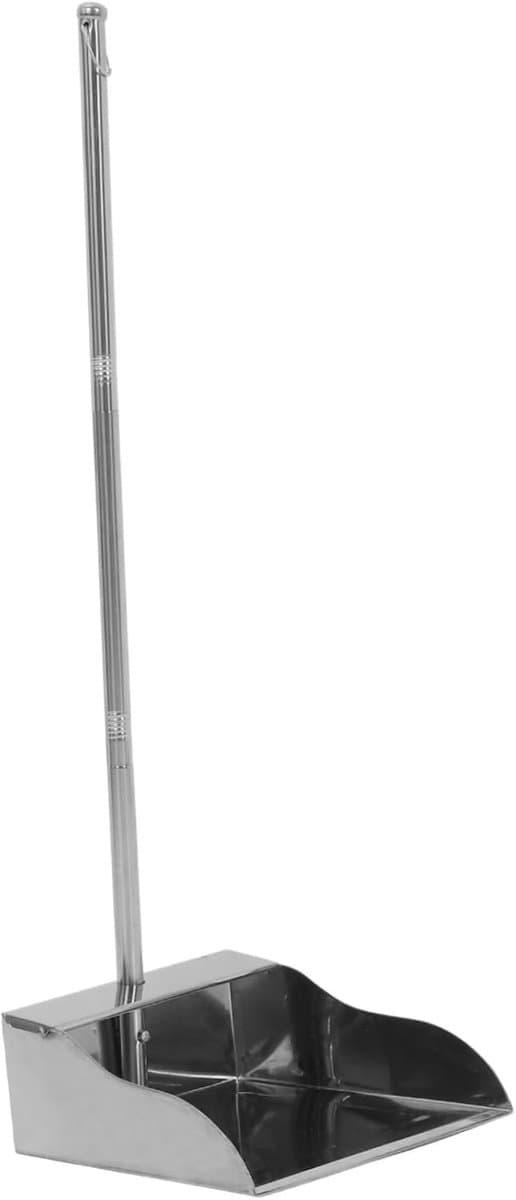 Metalen Stofblik - Vuilblik Stoffer - Comfortabel Schoonmaken - Ergonomisch Ontwerp Lange Steel - 80 x 24.5 x 21 cm — afbeelding 1