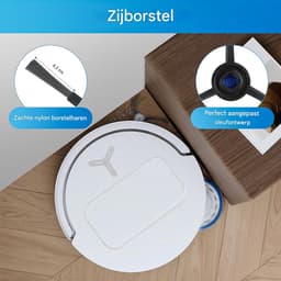 GELLDG Stofzuigeronderdelen - 24 Stuks - Vervangingsset - Geschikt voor Ecovacs Deebot T50 Pro Omni Gen2 / T50 PRO Omni / T50 Omni - Incl. 1 Hoofdborstel, 6 Dweilen, 6 Stofzakken, 4 Filters, 6 Zijborstels en 1 Reinigingsborstel — thumbnail 4