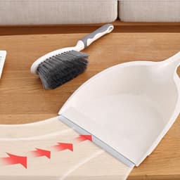 Kleine Bezem en Stoffer - Reinigingsset Desktop - Tafelblad Schoonmaken - Compact Haakontwerp - 1000 Gram - Afbeeldingskleur — thumbnail 3