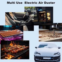 Elektrische Bladblazer - Turbo Ventilator - Apparaten Reinigen - 140.000 RPM Motor - 435 Gram - Zwart — thumbnail 3