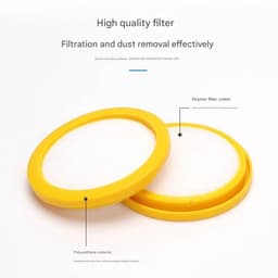 5-delige filterpatronen/filterkatoen geschikt voor Grundig VC-B503/VC-B701/VC-B703 filters — thumbnail 3