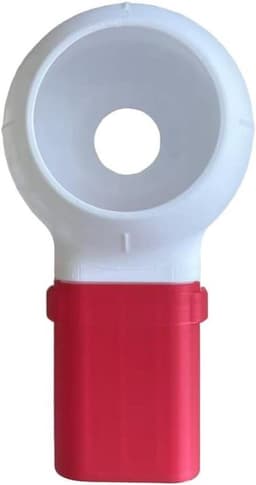 Boor Stofvanger - Puin Container - Mess-Free Boren - Snap-On Ontwerp - 15 x 15 x 5 cm - Wit Rood — thumbnail 1