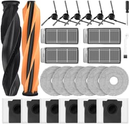 Ryoudavell - 26-delige Accessoireset voor Dreame X50 Ultra Complete / L50 Pro Ultra / X50 Master / L40s Pro Ultra / Matrix10 Ultra - 2 hoofdborstels, 6 schoonmaakdoeken, 4 HEPA-filters, 6 stofzakken en 6 zijborstels — thumbnail 1