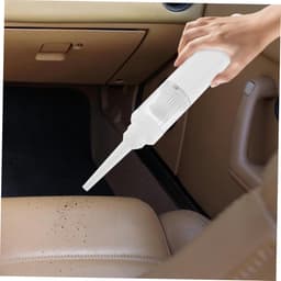 Draadloze Handstofzuiger - Kruimeldief - Auto Reinigen - Hoge Zuigkracht - 27 cm - Wit — thumbnail 4