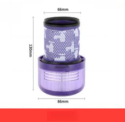 Geschikt voor Dyson V12 Detect Slim Absolute 3 HEPA-filters, vervangingsfilteraccessoires Geschikt voor Dyson V12 stofzuigers, wasbaar. — thumbnail 3