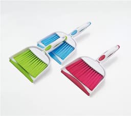 Mini Bezem Stoffen - Kleine Schoonmaak Set - Dagelijkse Reiniging - Ruimtebesparend Ophangen - Compact Formaat - Grijs — thumbnail 5