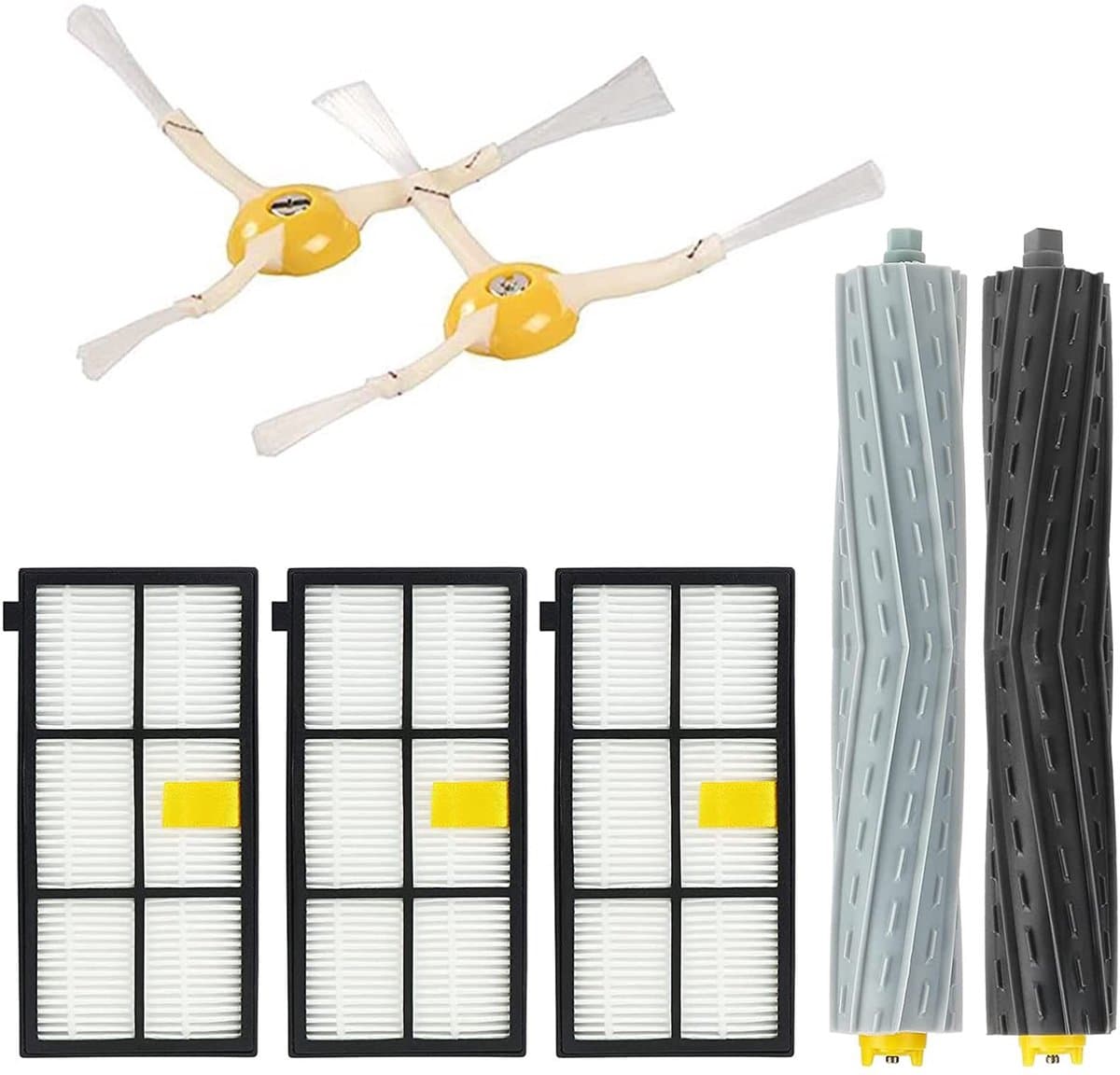 7 Pack Vervangonderdelen voor iRobot Roomba 800 900 Series - Hoogwaardige Filter en Borstels — afbeelding 1