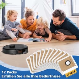14 stuks stofzuigerzakken voor Eufy L50 SES L60 SES - voor Conga Home 10000, 8090 Ultra, 9090 AI - voor Haier H9 + - vervangende zak robotstofzuiger — thumbnail 3