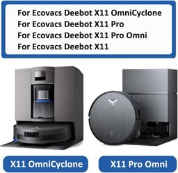 Vervangingsaccessoireset compatibel met Ecovacs Deebot X11 serie robotstofzuiger — thumbnail 4