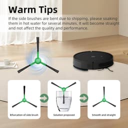 7-delige set: Hoofdborstel + Zijborstel + HEPA-filter + Dweildoek - compatibel met iRobot Roomba Combo Essential (RVG-Y1 Y0112/Y0140/Y0110 Q0120 Q011) 104/105 VAC /105 Combo Robotstofzuiger — thumbnail 4