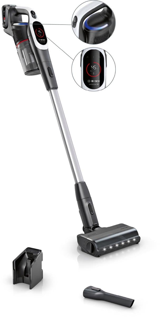Bosch - Unlimited 9 - BBS931WBA - Steelstofzuiger - Wit — afbeelding 1