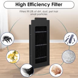 17-delige T50 Pro alles-in-één kit Geschikt voor Ecovacs Deebot T50 Omnidirectionele/T50 Pro Omnidirectionele apparaten: 1 roterende borstel, 4 zijborstels, 4 stofzakken, 4 filters, 4 dweilmatten — thumbnail 4