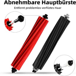 17 stuks accessoires gescht voor Roborock S8 Pro Ultra robotstofzuiger met 2 hoofdborstels, 4 reinigingsdoeken, 4 filters, 6 zijborstels, 1 reinigingsborstel — thumbnail 5
