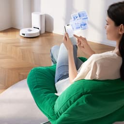 NARWAL Freo S Robotstofzuiger met dweilfunctie, 8000 Pa, 8 N reinigingsdruk, auto-ontstoffingsstation 3,5 l, LDS-lasernavigatie en 3D-mapping, app-afstandsbediening, dweilrobot voor tapijt/dierenharen — thumbnail 2