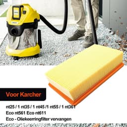 Luchtfilterstofzuiger voor KARCHER NT25/1 NT35/1 NT45/1 NT55/1 NT361 ECO NT561 ECO NT611 ECO Oliebestendige vervangingsfilters — thumbnail 3