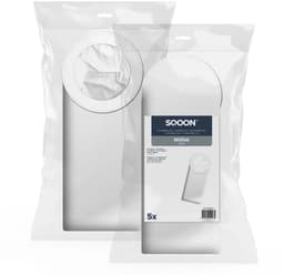 SQOON® Stofzuigerzakken Geschikt voor Nilfisk GD10 – Vervangt Model 1471097500 – High Filtration voor Industriële Toepassingen - 5 Stuks — thumbnail 1