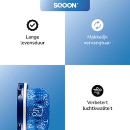 SQOON® Filterset geschikt voor Samsung Jet stofzuigers - Gelijk aan model: DJ97-02649B - Vervangt motor- en uitblaasfilter voor optimale stofopname - 3 STUKS — thumbnail 5
