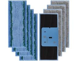 8 stuks wasbare dweildoeken geschikt voor iRobot Braava M6-serie, herbruikbare dweilpads voor i Robot Braava Jet M6134 (M6-Mixed 8 stuks)