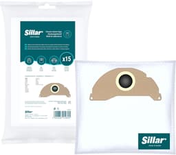 Sillar, stofzuigerzakken, synthetisch, van microvezel, 3 filterlagen, vervanging, geschikt voor stofzuigers Karcher WD2.200 WD 2400 WD 2500 E 5.100 SE 6.100, 15 stuks — thumbnail 5