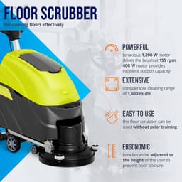 Schrobmachine - stroomkabel van 18 m - 1600 Watt - ulsonix — thumbnail 2