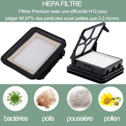 5-delige borstelrolvervangingsset geschikt voor Bissell Crosswave-filters 17132 en 2225N-serie Bissell Crosswave-reinigingsaccessoires — thumbnail 2