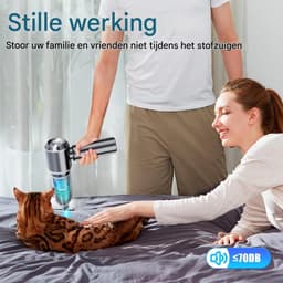 TOVBMUP Handheld - Stofzuiger - Auto-oplaadbare stofzuiger - 15000PA - Draadloze stofzuiger - 3 snelheden - Perslucht - Geschikt voor auto, keuken, bank, kantoor, huis — thumbnail 5