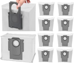 10 stofzakken compatibel met Xiaomi Roborock S8+ / S8 Pro Ultra / Q7 / Q7+ / Q7 MAX+ / S7 MaxV Ultra / Q7 plus / Q5 / Q5+ stofzuiger robotstofzuiger afzuigstation. Wegwerp vervangingszak — thumbnail 2