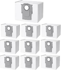 10 stofzakken compatibel met Xiaomi Roborock S8+ / S8 Pro Ultra / Q7 / Q7+ / Q7 MAX+ / S7 MaxV Ultra / Q7 plus / Q5 / Q5+ stofzuiger robotstofzuiger afzuigstation. Wegwerp vervangingszak — thumbnail 1