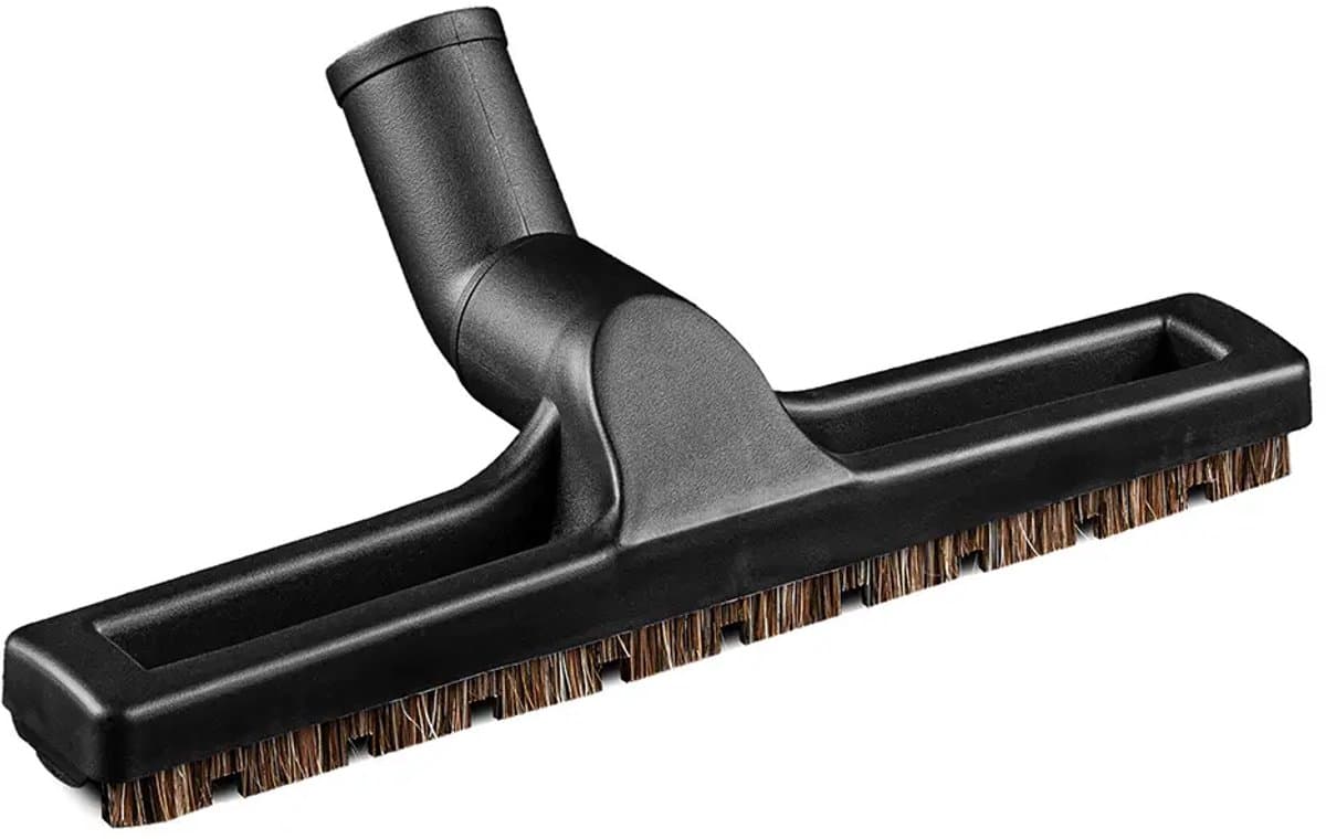 SQOON® Harde vloeren zuigmond 35 mm - Extra lang natuurhaar & rubberen wieltjes - Geschikt voor parket, tegels en laminaat — afbeelding 1
