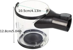 17 Parts – Transparant Stofreservoir Geschikt voor Dyson V6 – Compatibel met DC58, DC59, DC62 & DC74 – Vervangend Opvangbakje van Sterk Kunststof – Eenvoudig te Installeren & Schoon te Maken — thumbnail 2