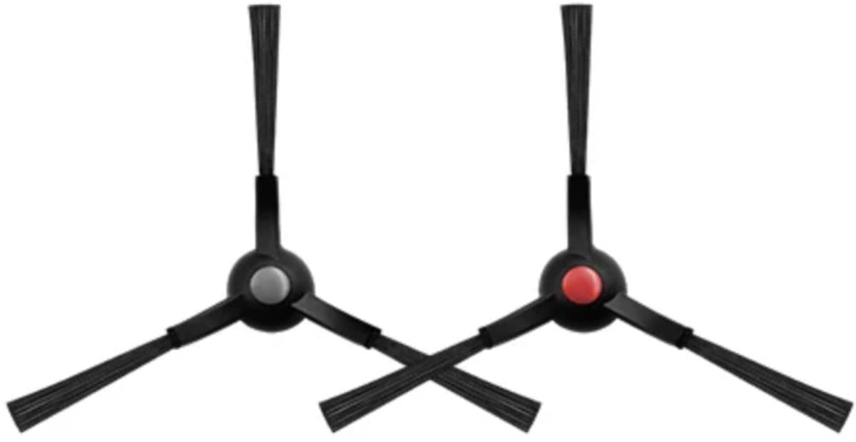 2x Zijborstel geschikt voor Eufy Omni S1 Pro, E25, E28 Robotstofzuiger — afbeelding 1