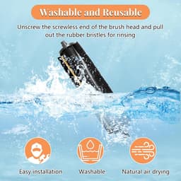 Borstel gescht voor Dreame X40 Ultra Complete / L40 Ultra / L10s Pro Ultra / L10 Ultra / L20 Ultra / X30 Ultra / X40 Master stofzuiger accessoires, hoofdborstel reiniging haarvilten — thumbnail 4