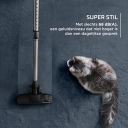 Zakloze Stofzuiger - Cilinderstofzuiger - Grondige Vloerreiniging - Stil Energiezuinig - 25L Zwart Oranje — thumbnail 3