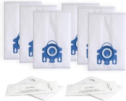 Vervangende stofzakken -Geschikt voor Miele Classic C1, Complete C2, Complete C3, S227/S240, S270, S400, S2, S5, S8 serie stofzuigers (6 stofzakken + 2 S-filters en lensfilters) — thumbnail 1