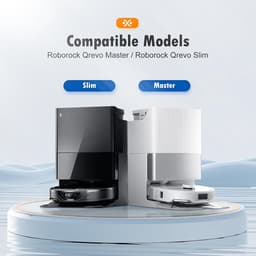 20-delig accessoireset geschikt voor Roborock Qrevo Master/Qrevo Slim robotstofzuiger - 2 rubberen hoofdborstels, 6 stofzakken, 4 HEPA-filters, 4 schoonmaakdoeken, 4 zijborstels — thumbnail 3