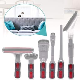 Paardenhaar Borstelkop Geschikt voor Dyson V7 - V8 - V10 - V11 - V15 - Inclusief Adapter - Zachte Parketborstel voor Harde Vloeren - Krasvrije Reiniging - Stofzuiger Accessoires — thumbnail 5